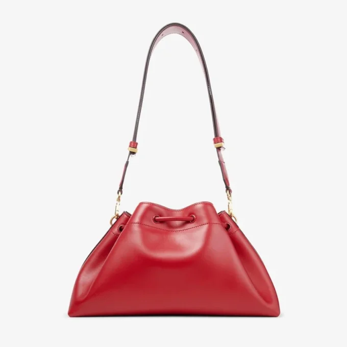 Borsa a tracolla media in pelle rosso rubino Cinch Borsa a tracolla media in pelle rosso rubino Cinch