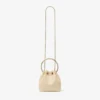 Borsa Bon Bon in pelle con stampa Elaphe giallo burro Borsa Bon Bon in pelle con stampa Elaphe giallo burro
