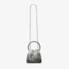 Borsa Bon Bon in raso nero con cristalli Borsa Bon Bon in raso nero con cristalli