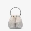 Borsa Bon Bon in rete di cristallo bianco Borsa Bon Bon in rete di cristallo bianco