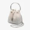 Borsa Bon Bon in rete di cristallo bianco Borsa Bon Bon in rete di cristallo bianco
