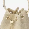 Borsa Bon Bon in rete metallizzata color champagne Borsa Bon Bon in rete metallizzata color champagne