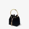 Borsa Bon Bon in velluto nero
