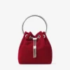 Borsa Bon Bon in velluto rosso rubino Borsa Bon Bon in velluto rosso rubino