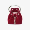 Borsa Bon Bon in velluto rosso rubino Borsa Bon Bon in velluto rosso rubino