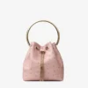 Borsa Bon Bon Rose in pelle di struzzo Borsa Bon Bon Rose in pelle di struzzo