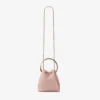 Borsa Bon Bon Rose in pelle di struzzo Borsa Bon Bon Rose in pelle di struzzo