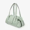 Borsa da viaggio Bar Holdall Medium in pelle Verde Biker Borsa da viaggio Bar Holdall Medium in pelle Verde Biker