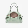 Borsa da viaggio Bar Holdall Medium in pelle Verde Biker Borsa da viaggio Bar Holdall Medium in pelle Verde Biker