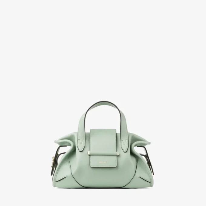 Borsa da viaggio Bar Holdall Small Borsa da viaggio in pelle Verde Biker Borsa da viaggio Bar Holdall Small Borsa da viaggio in pelle Verde Biker