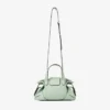 Borsa da viaggio Bar Holdall Small Borsa da viaggio in pelle Verde Biker Borsa da viaggio Bar Holdall Small Borsa da viaggio in pelle Verde Biker