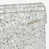 Borsa in acrilico con glitter grossolani color Champagne Borsa in acrilico con glitter grossolani color Champagne