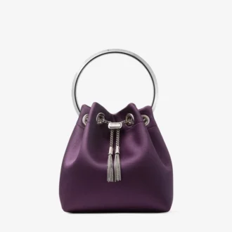 Borsa in raso Bon Bon Winter Bloom con bracciale in metallo