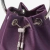Borsa in raso Bon Bon Winter Bloom con bracciale in metallo Borsa in raso Bon Bon Winter Bloom con bracciale in metallo