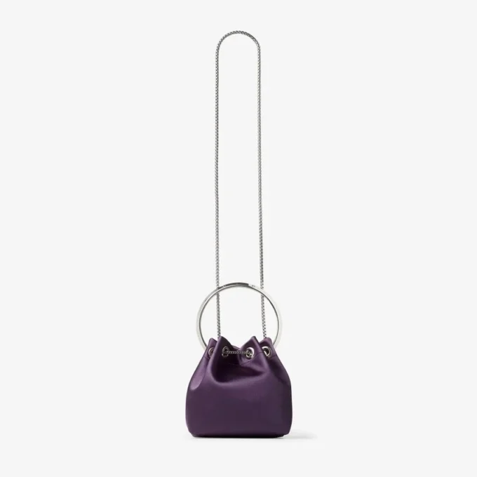 Borsa in raso Bon Bon Winter Bloom con bracciale in metallo Borsa in raso Bon Bon Winter Bloom con bracciale in metallo