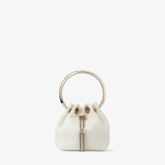 Borsa Mini Bon Bon in nappa liscia color latte Borsa Mini Bon Bon in nappa liscia color latte