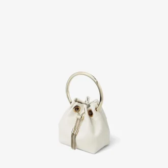 Borsa Mini Bon Bon in nappa liscia color latte Borsa Mini Bon Bon in nappa liscia color latte