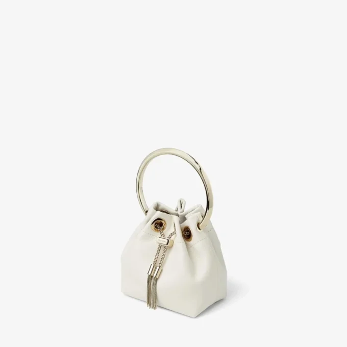 Borsa Mini Bon Bon in nappa liscia color latte Borsa Mini Bon Bon in nappa liscia color latte