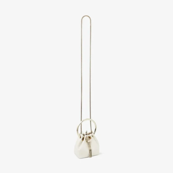 Borsa Mini Bon Bon in nappa liscia color latte Borsa Mini Bon Bon in nappa liscia color latte