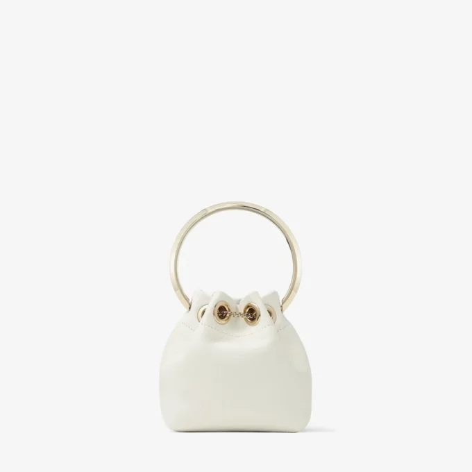 Borsa Mini Bon Bon in nappa liscia color latte Borsa Mini Bon Bon in nappa liscia color latte