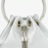 Borsa mini Bon Bon in nappa metallizzata argento Borsa mini Bon Bon in nappa metallizzata argento
