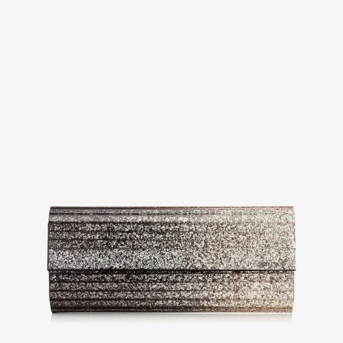 Borsa Sweetie in acrilico glitterato sfumato nero e champagne Borsa Sweetie in acrilico glitterato sfumato nero e champagne