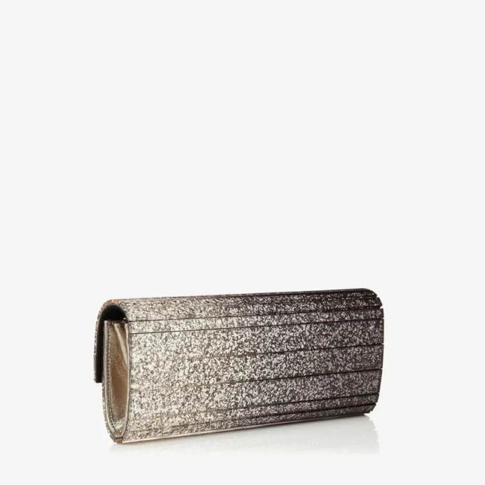 Borsa Sweetie in acrilico glitterato sfumato nero e champagne Borsa Sweetie in acrilico glitterato sfumato nero e champagne
