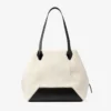Borsa Tote Diamond media in shearling naturale Borsa Tote Diamond media in shearling naturale
