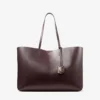 Borsa tote Nine2Five East-West in morbida pelle di vitello color merlot intenso Borsa tote Nine2Five East-West in morbida pelle di vitello color merlot intenso