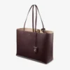 Borsa tote Nine2Five East-West in morbida pelle di vitello color merlot intenso Borsa tote Nine2Five East-West in morbida pelle di vitello color merlot intenso