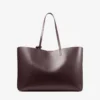 Borsa tote Nine2Five East-West in morbida pelle di vitello color merlot intenso Borsa tote Nine2Five East-West in morbida pelle di vitello color merlot intenso