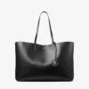 Borsa Tote Nine2Five East-West in pelle di vitello liscia nera Borsa Tote Nine2Five East-West in pelle di vitello liscia nera