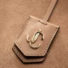 Borsa Tote Nine2Five East-West in pelle scamosciata color caramello Borsa Tote Nine2Five East-West in pelle scamosciata color caramello