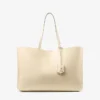 Borsa Tote Nine2Five East-West in pelle stampata Elaphe color Buttermilk Borsa Tote Nine2Five East-West in pelle stampata Elaphe color Buttermilk
