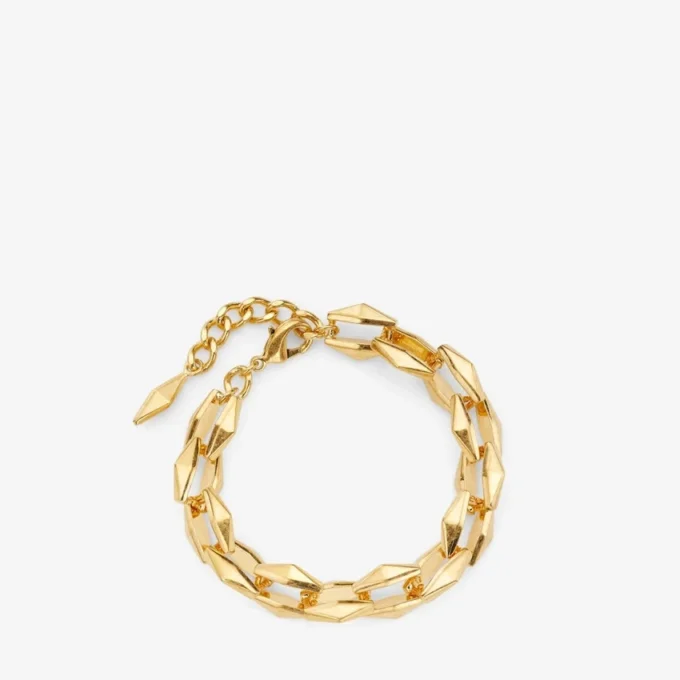 Bracciale a catena Diamond Bracciale a catena Diamond con finitura dorata Bracciale a catena Diamond Bracciale a catena Diamond con finitura dorata