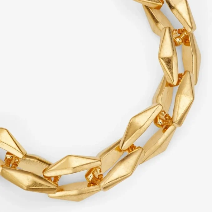 Bracciale a catena Diamond Bracciale a catena Diamond con finitura dorata Bracciale a catena Diamond Bracciale a catena Diamond con finitura dorata