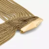 Bracciale Zandra Bracciale in cristallo con finitura dorata Bracciale Zandra Bracciale in cristallo con finitura dorata
