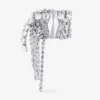 Bracciale Zendra Bracciale in cristallo con finitura argento Bracciale Zendra Bracciale in cristallo con finitura argento