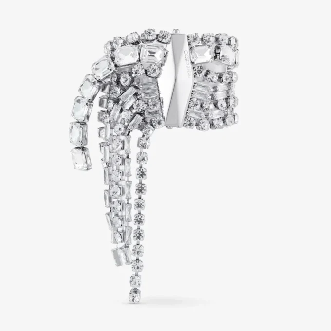 Bracciale Zendra Bracciale in cristallo con finitura argento Bracciale Zendra Bracciale in cristallo con finitura argento