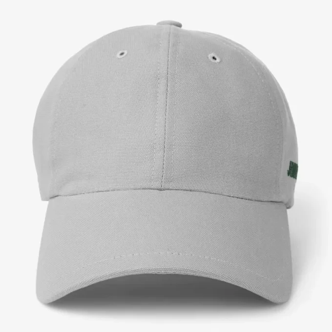Cap 85 Cappellino da baseball in cotone grigio e verde britannico con logo jimmy choo Cap 85 Cappellino da baseball in cotone grigio e verde britannico con logo jimmy choo