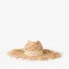 Cappello Thalia Small in rafia naturale con fiocco in nastro Cappello Thalia Small in rafia naturale con fiocco in nastro
