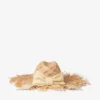 Cappello Thalia Small in rafia naturale con fiocco in nastro Cappello Thalia Small in rafia naturale con fiocco in nastro