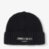Cappello Yuki in maglia Cashwool nero Cappello Yuki in maglia Cashwool nero
