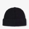 Cappello Yuki in maglia Cashwool nero Cappello Yuki in maglia Cashwool nero