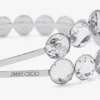 Cerchietto a doppia fila Cerchietto con cristalli finitura argento