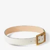 Cintura Arlie in pelle di vitello color latte Cintura Arlie in pelle di vitello color latte