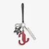 Ciondolo Jc Multi Charm in pelle di vitello rosso e rosa confetto con logo a stella Ciondolo Jc Multi Charm in pelle di vitello rosso e rosa confetto con logo a stella