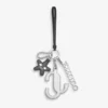 Ciondolo per borsa Jc Multi Charm in nappa metallizzata argento e verde con logo a stella Ciondolo per borsa Jc Multi Charm in nappa metallizzata argento e verde con logo a stella