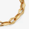 Collana a catena Diamond Collana a catena Diamond con finitura dorata Collana a catena Diamond Collana a catena Diamond con finitura dorata