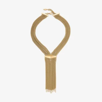 Collana Zandra Collana vintage a candelabro in oro con diamanti